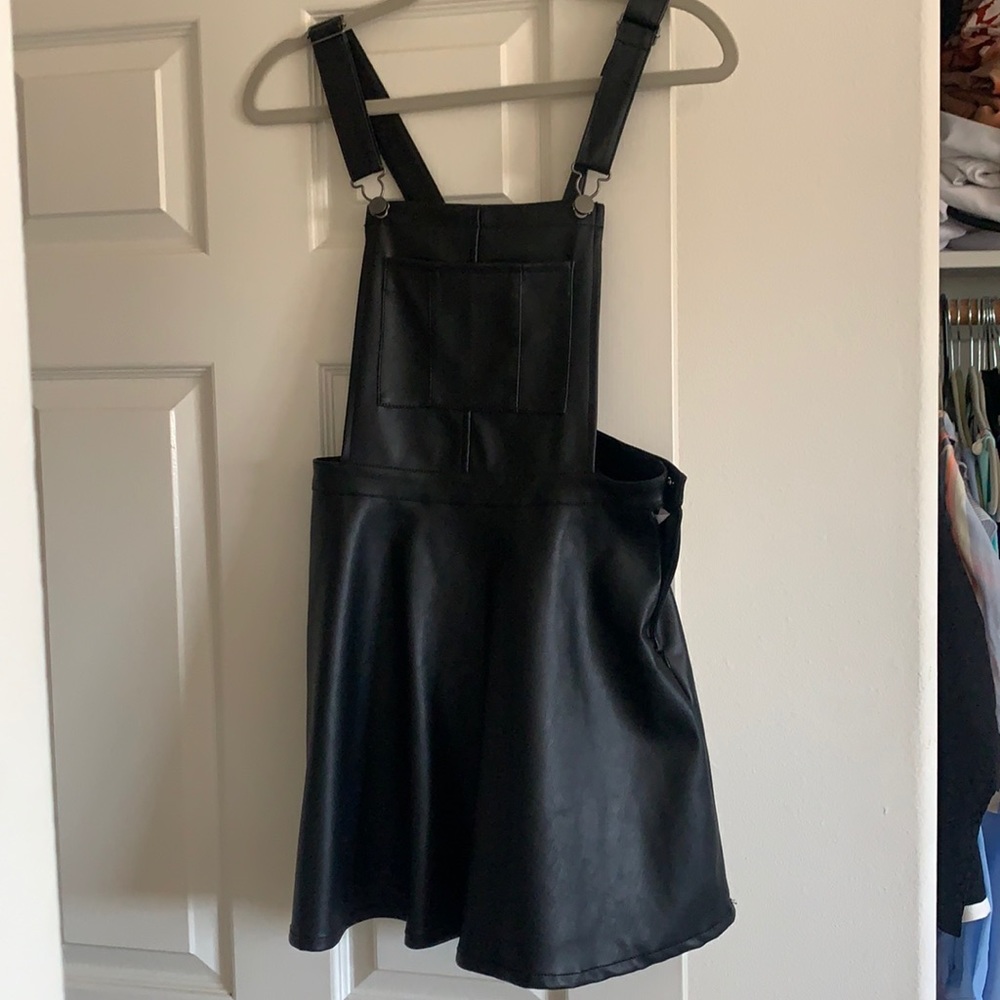 Leather dress